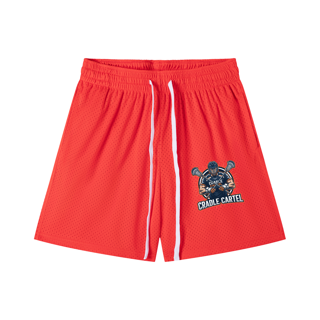 Cradle Cartel Lacrosse Mesh Drawstring Shorts