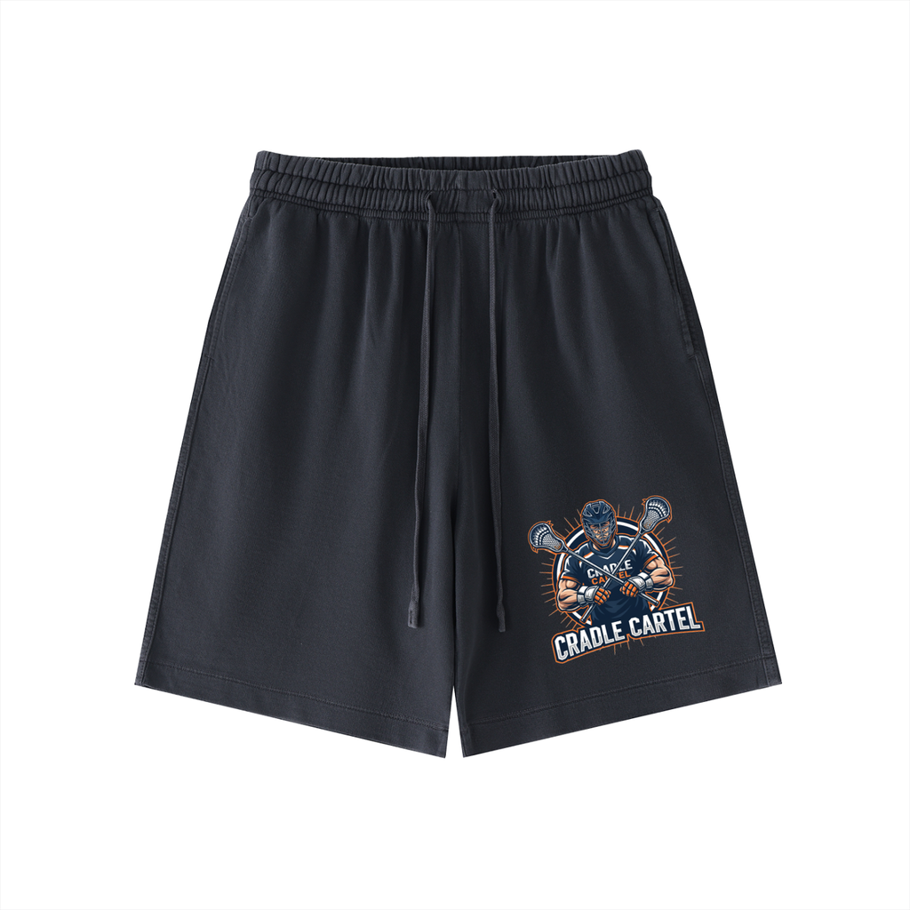 Cradle Cartel Vintage Wash Lacrosse Shorts