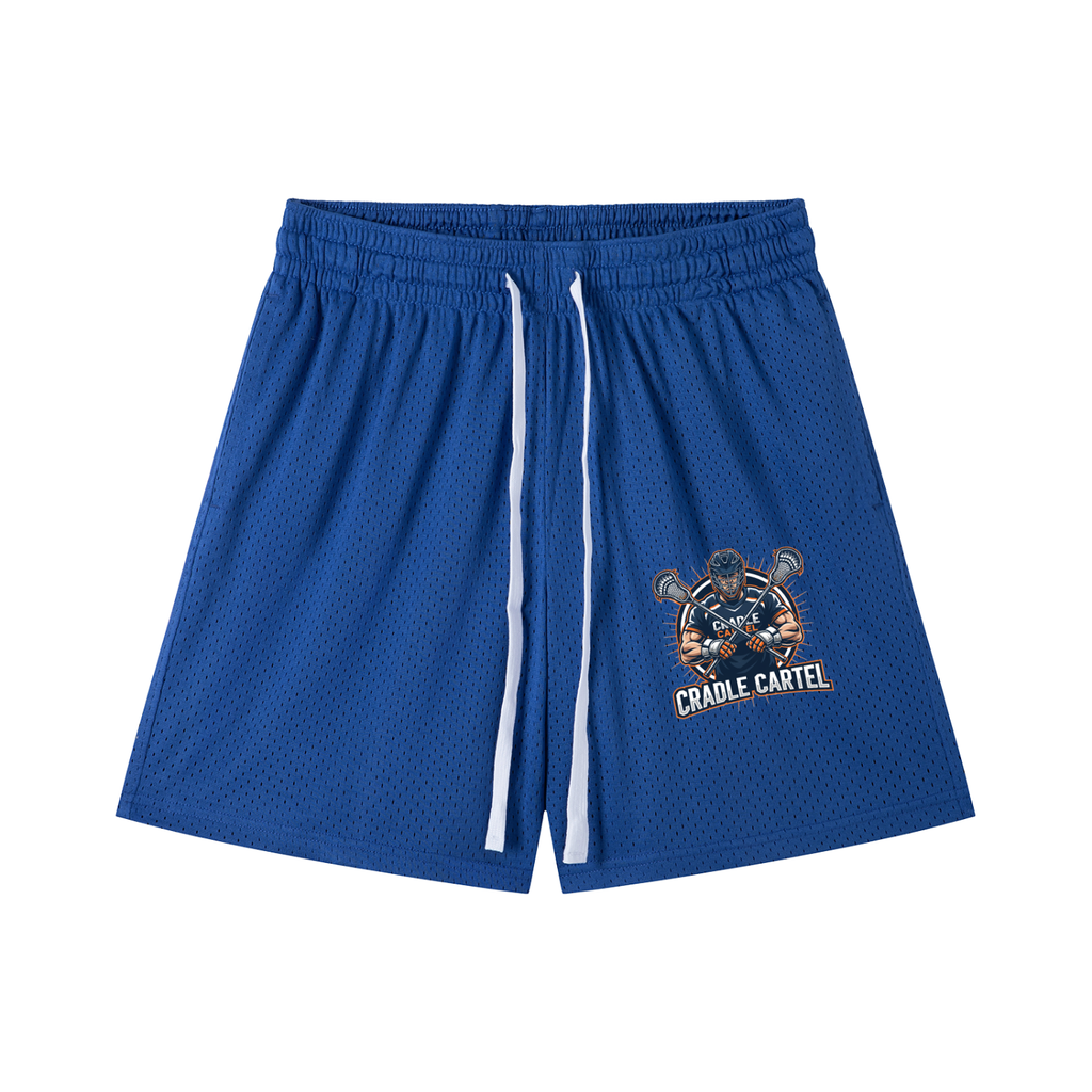 Cradle Cartel Lacrosse Mesh Drawstring Shorts