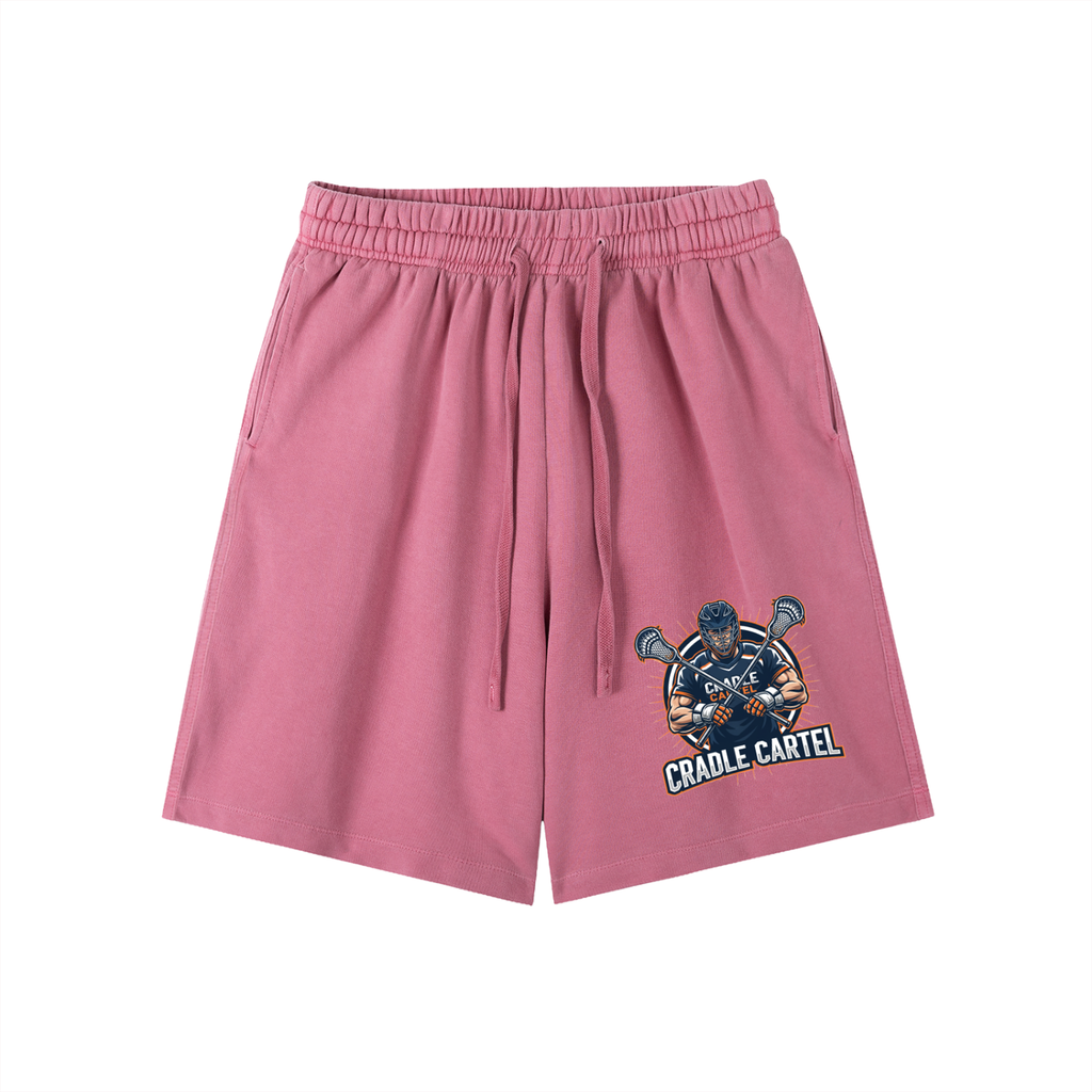 Cradle Cartel Vintage Wash Lacrosse Shorts