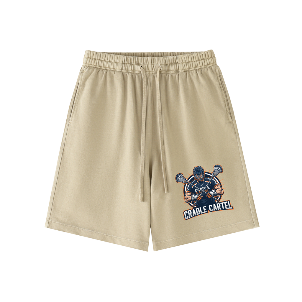 Cradle Cartel Vintage Wash Lacrosse Shorts