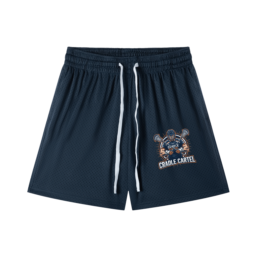 Cradle Cartel Lacrosse Mesh Drawstring Shorts
