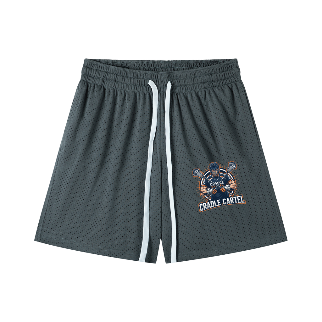 Cradle Cartel Lacrosse Mesh Drawstring Shorts