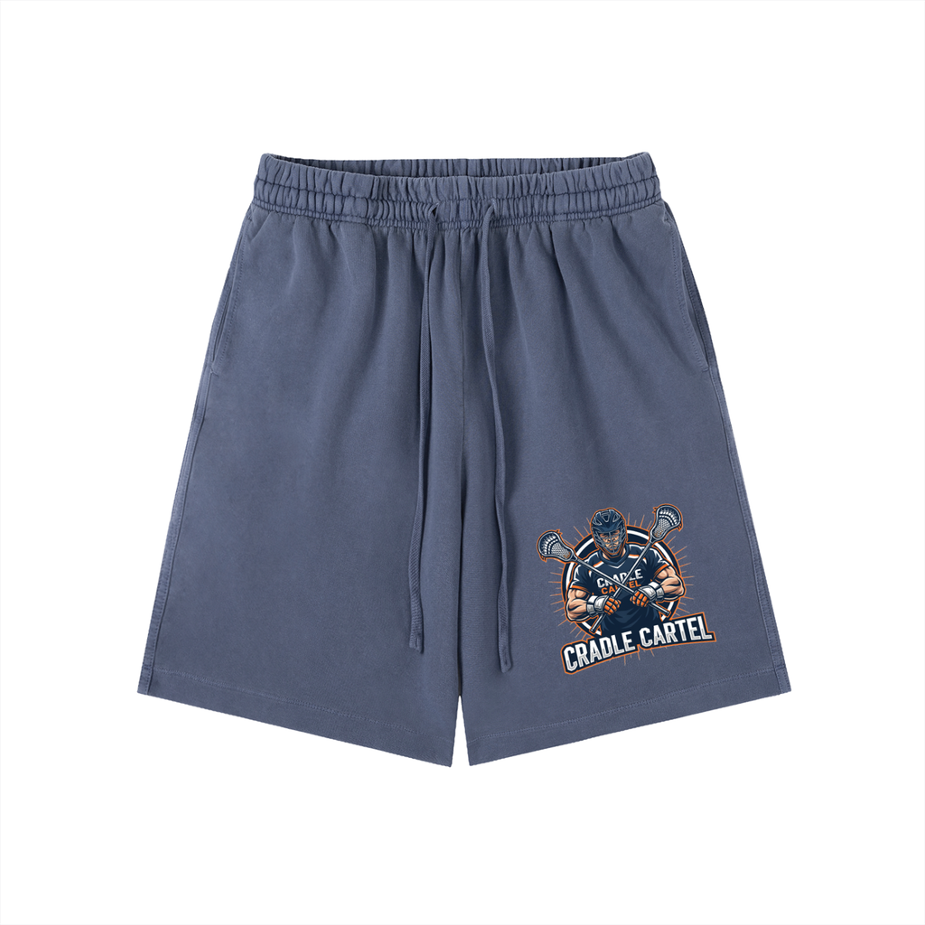 Cradle Cartel Vintage Wash Lacrosse Shorts