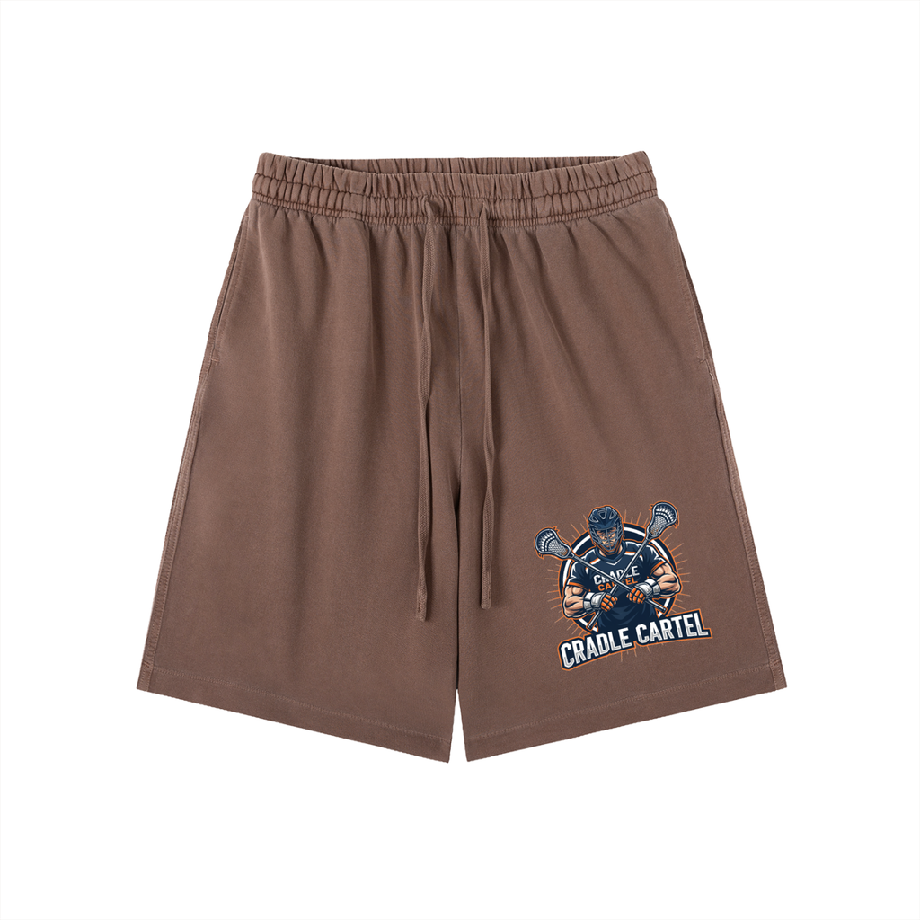 Cradle Cartel Vintage Wash Lacrosse Shorts
