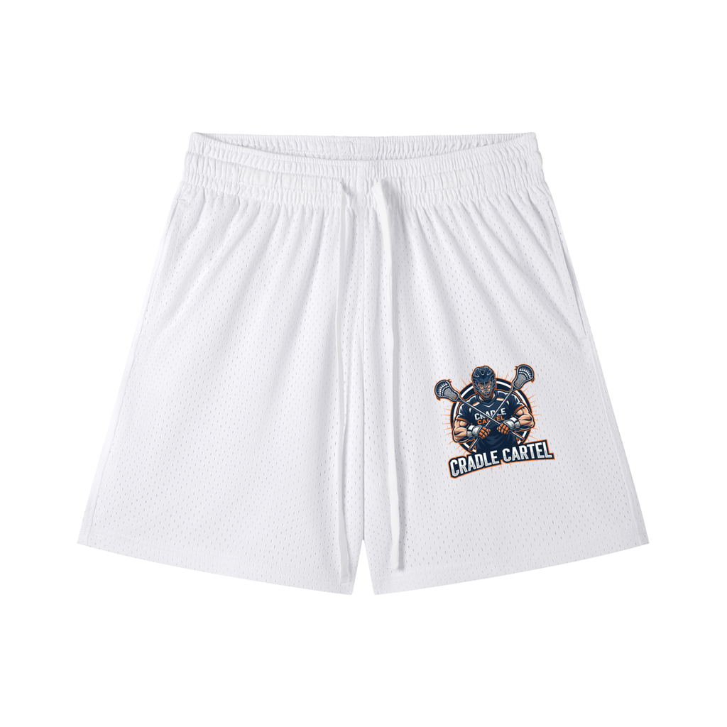 Cradle Cartel Lacrosse Mesh Drawstring Shorts