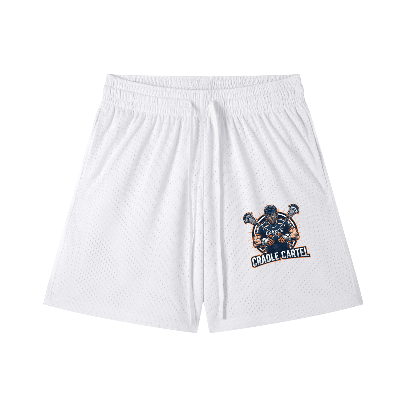 Mesh Drawstring Shorts